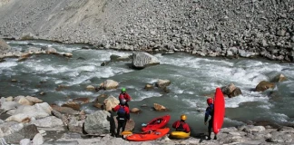 По бързеите на река Йоц