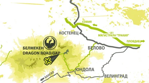 DRG местоположение на събитието DRG map