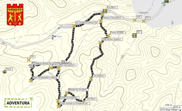 Маршрутът за състезанието
