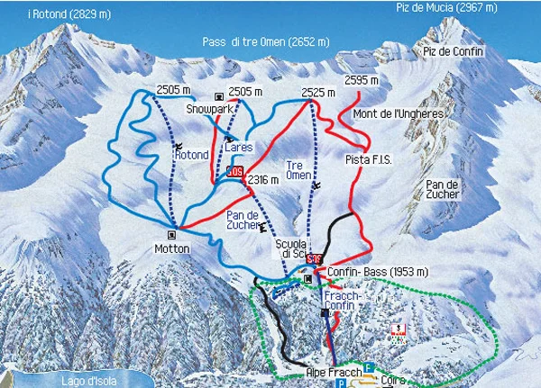 Карта на Сан Бернардино Карта на Сан Бернардино