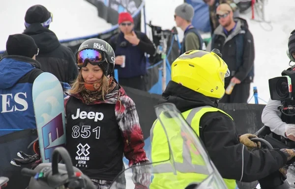 Шампионката на X-Games Слоуп стайл Джейми Андерсън