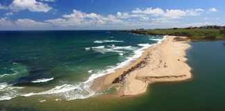 Река Велека от въздуха Велека