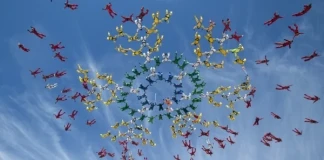 Парашутистка загина при поставяне на световен рекорд