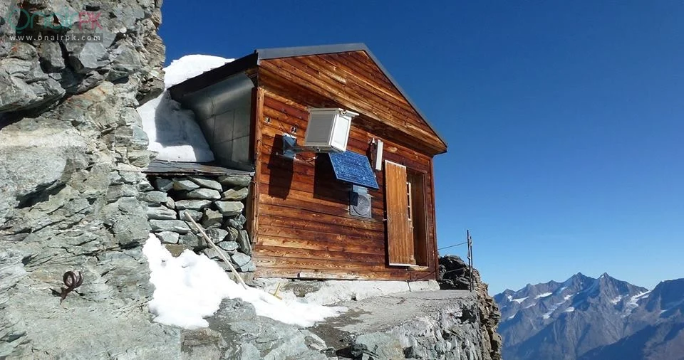 Планинският заслон "Солвей" под Матерхорн
