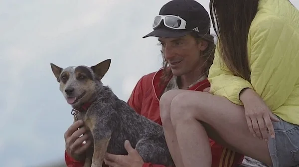 Дийн Потър  - Първият уингсют полет  с куче