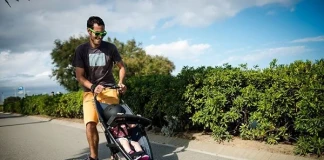 Лонгборд + детска количка в едно