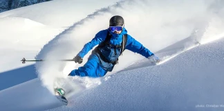 Зимни панталони в действие Marmot Winter Pants