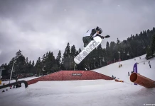 Red Bull FRAGMENTS – фрийстайл сноуборд кадрите Снимка: Яне Голев, Red Bull JOURNEYversity