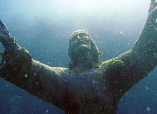 Тайнствени статуи, които можете да видите само под вода Подводни статуи