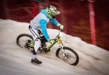 Константин Димов за снежното байк дуелиране Константин Димов. Фотограф: Георги Даскалов, BikePorn