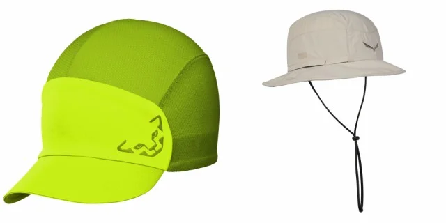 Шапка DYNAFIT REACT VISOR и SALEWA PUEZ BRIMMED
