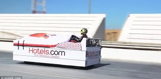 135 км в час с легло на колела