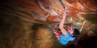 Ашима Шираиши в пещерата Флатангер, Норвегия