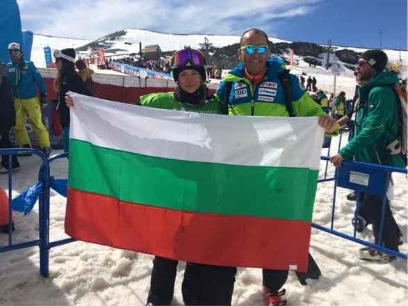 Александра Жекова в Сиера Невада