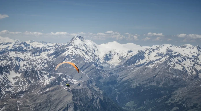 Крисша Берлингър, който ще вземе участие в X Alps 2017 X Alps