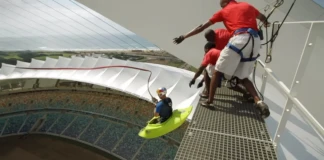 Да полетиш във въздуха…с каяк Bungee with kayak