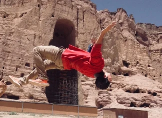 Първият афганистански отбор по паркур