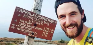 Нов скоростен рекорд по Пътеката на Апалачите Карел Сабе