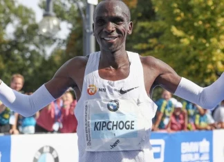 Елиуд Кипчоге постави нов световен рекорд в маратона Елиуд Кипчоге