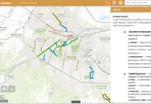 Карта на веломрежата на СО