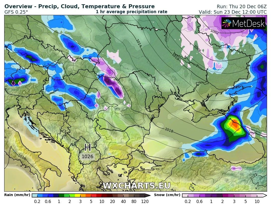 360° коледна прогноза: 21-25 декември
