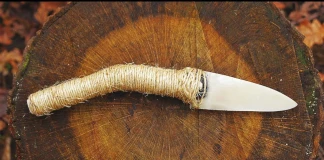 Нож от подръчни материали