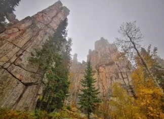 Инзерските зъбери в Башкирия: Символичната граница между доброто и злото инзерские зубчатки