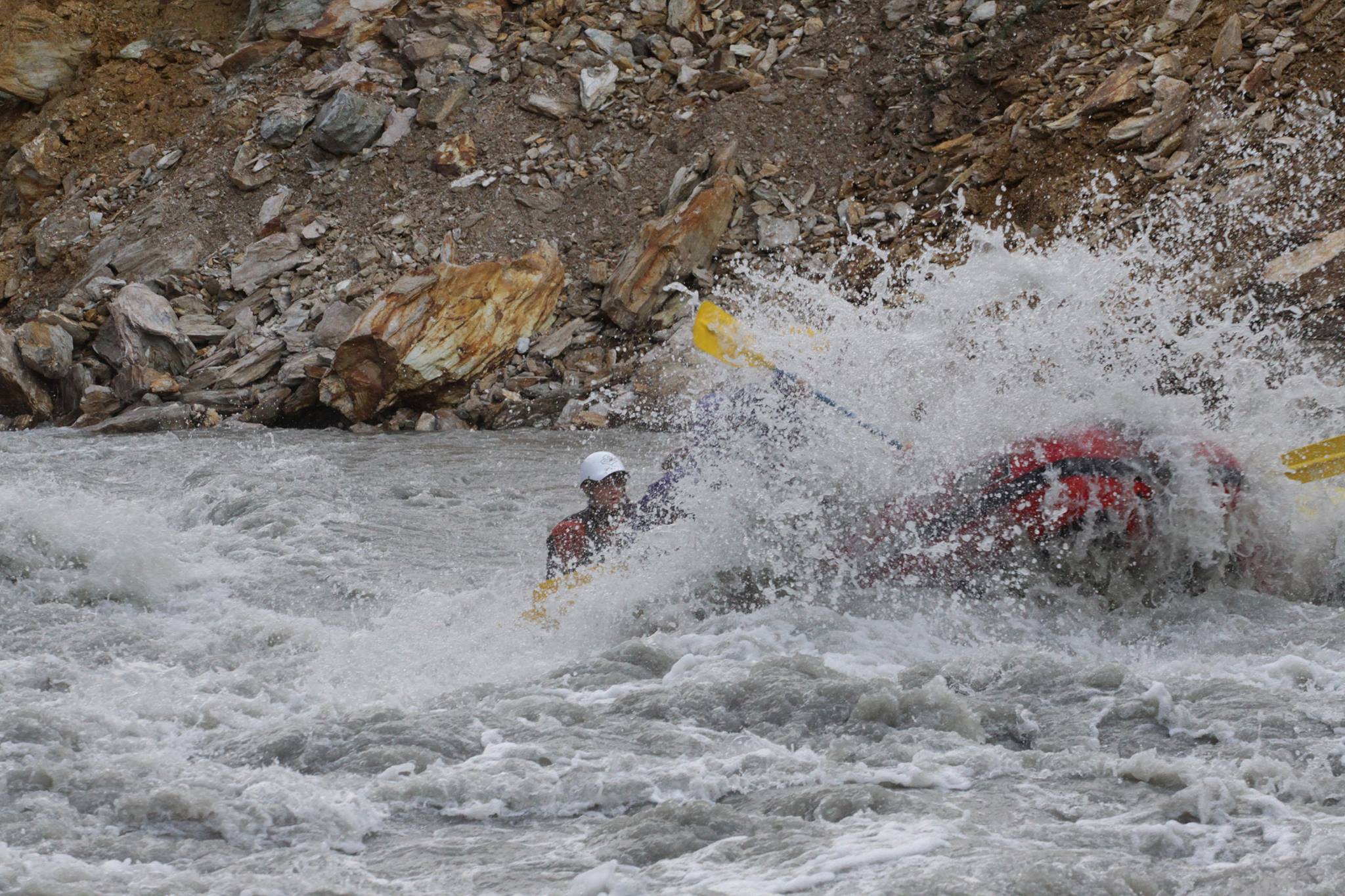 Big wave, Nenana river Alaska