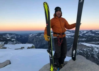 Джейсън Торлано за първото цялостно спускане със ски по Халф Доум