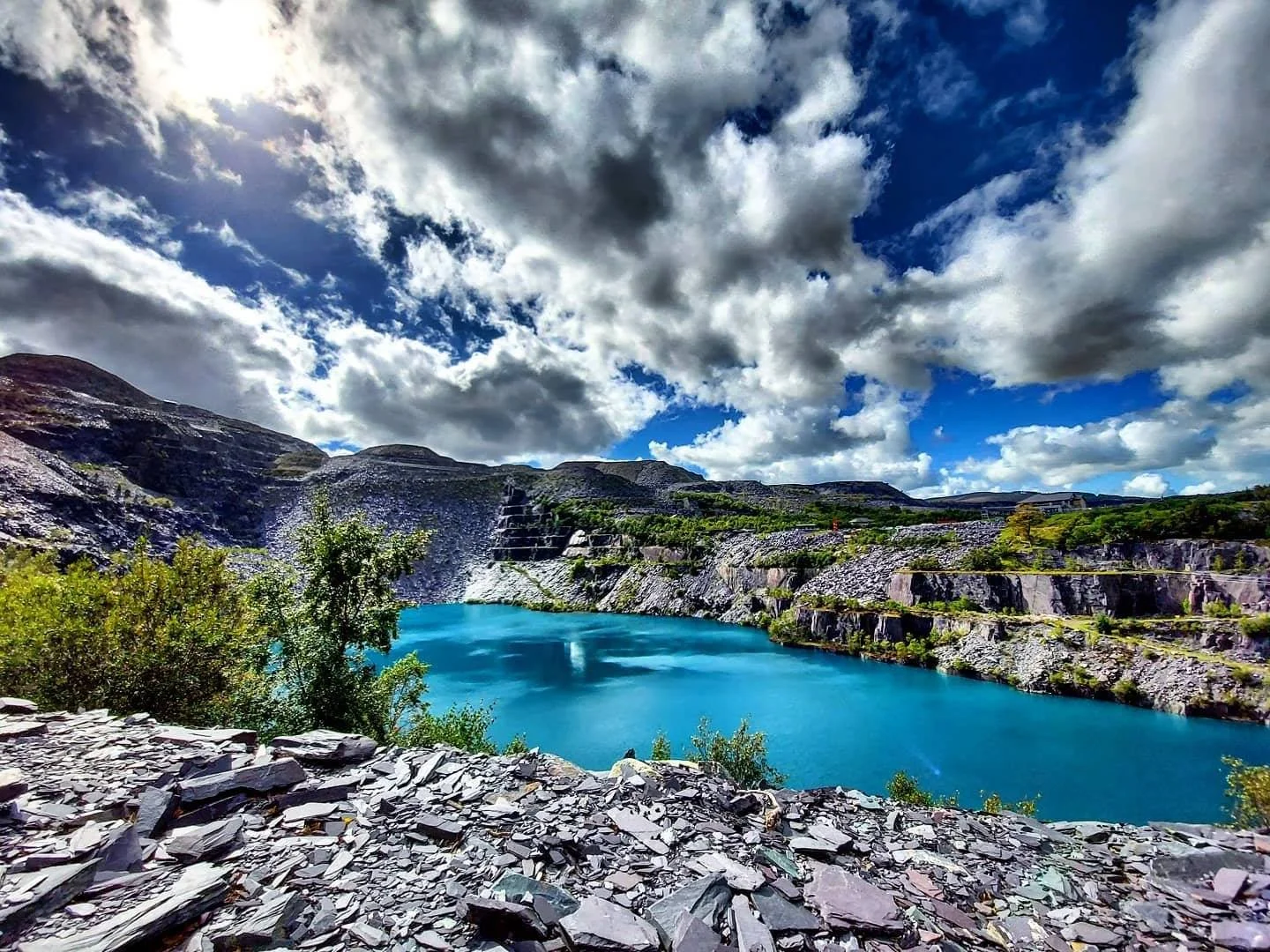 Penrhyn Quarry lake