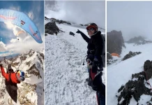 Двама българи в сърцето на своята мисия в Каракорум: Весо Овчаров и Силвия Аздреева Весо Овчаров и Силвия Аздреева на своите мисии в Каракорум