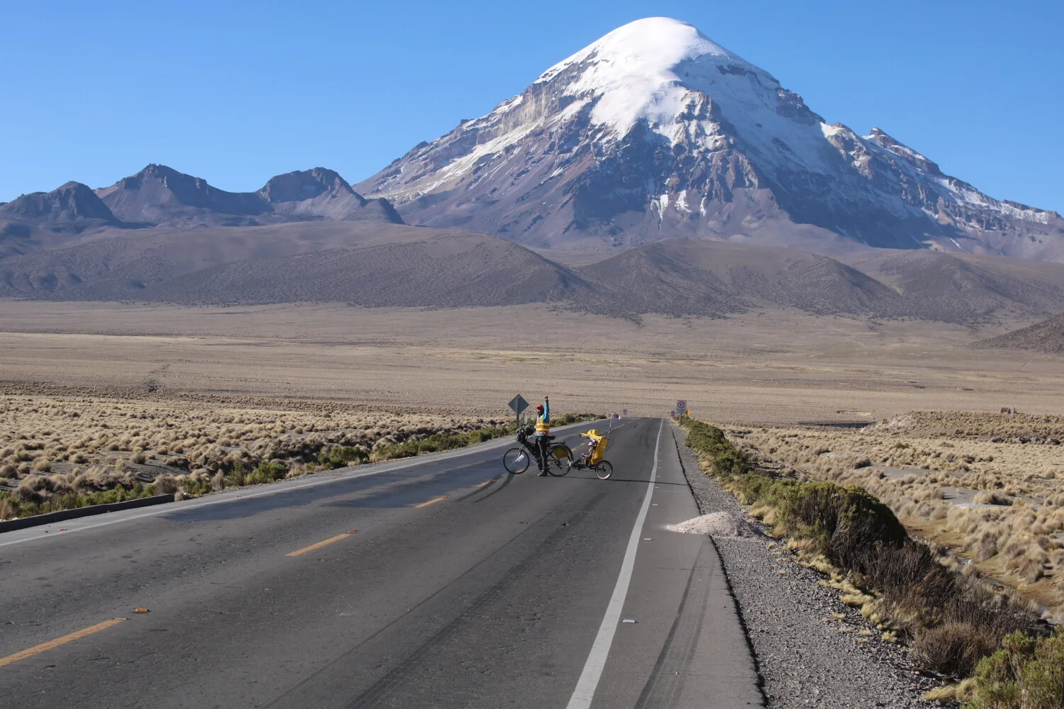 Вулкан Сахама. Боливия
