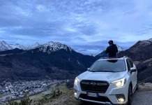 На четири колела из Европа със Subaru Forester: без план, но с посока Гледка към Бурисп и курорта Сейнт Лари, Пиренеите