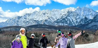 Япония: поздрави от Меката на пудрата! Япония: Групата дигитални номади от Франция, Великобритания, Холандия, Австрия, Ирландия и България