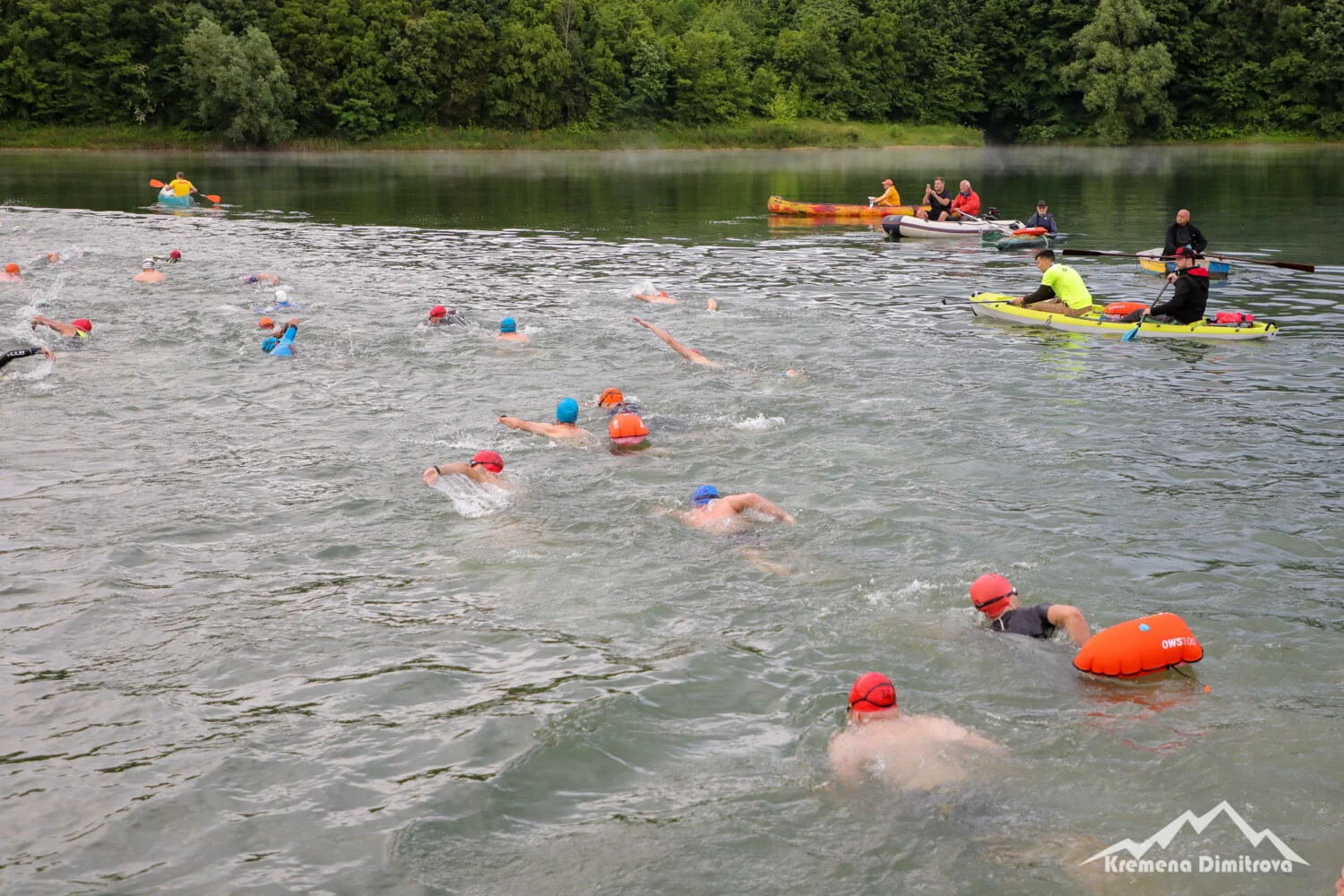 Лудогорски маратон, плуване