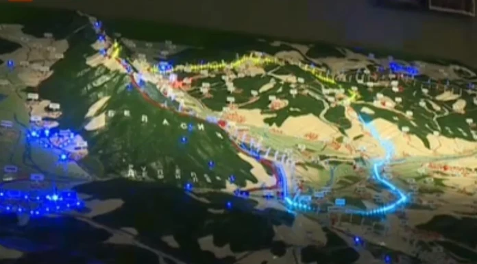 Тактически макет на Беласица от 1981 г. с нов живот в музея в Петрич Тактически макет на Беласица от 1981 г.