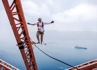 Слаклайн, Ян Розе