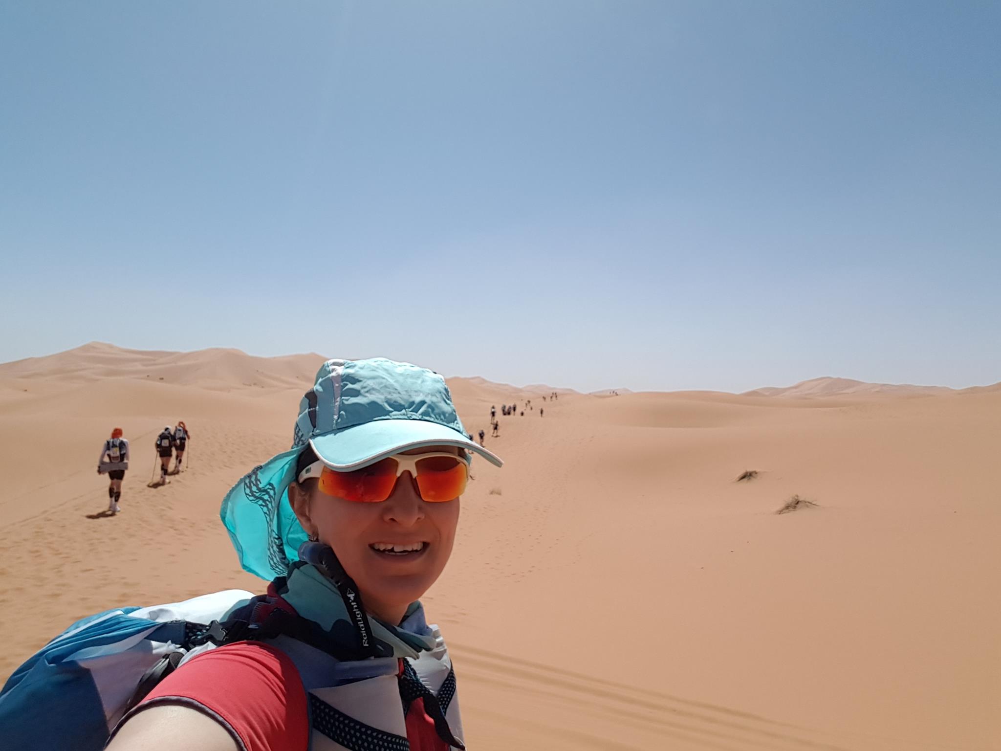 Венелина Емилова на Marathon des Sables в Сахара