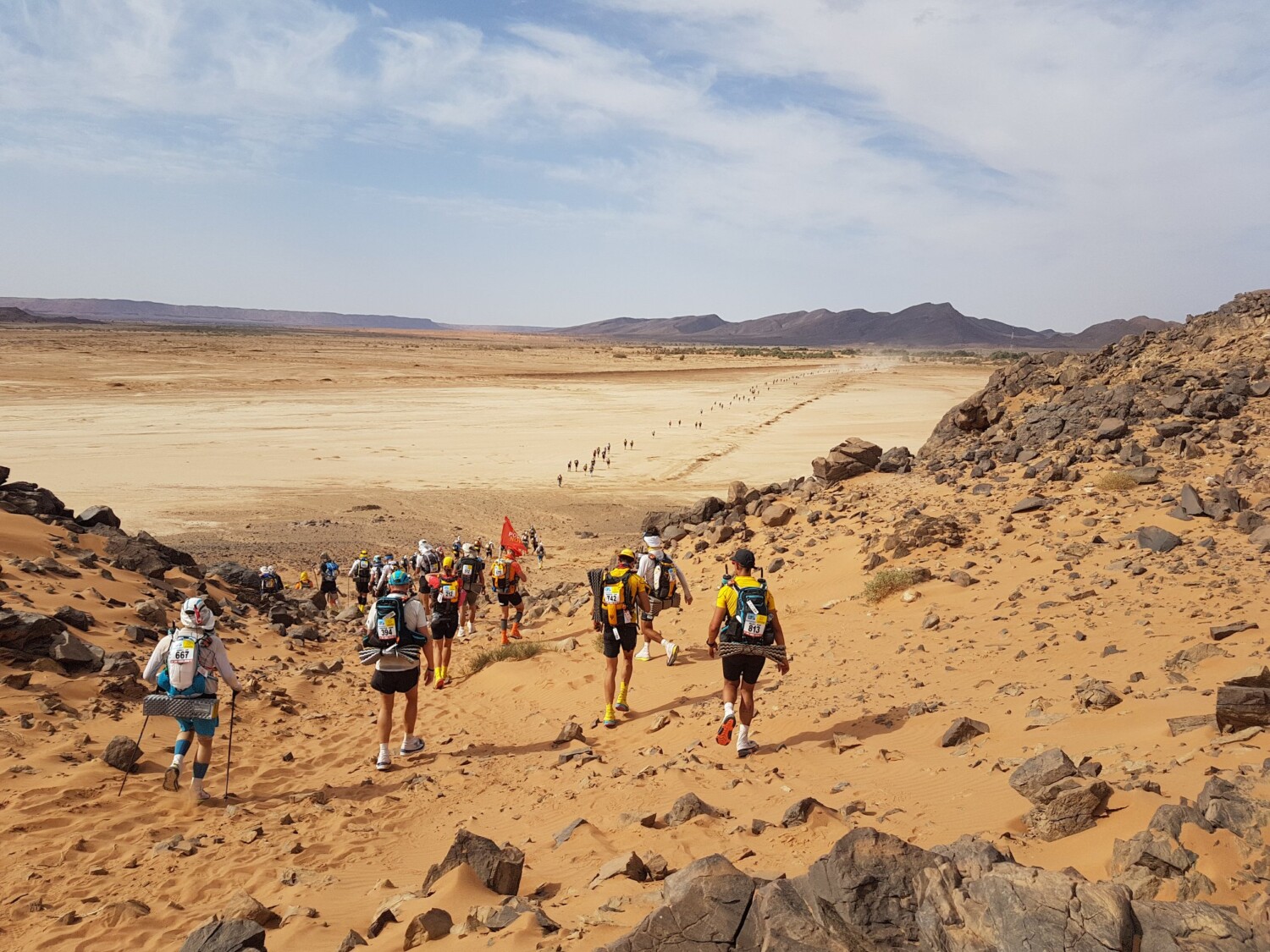 Венелина Емилова на Marathon des Sables в Сахара 