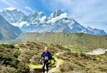 Бруно Поарие по трасето на Great Himal Race