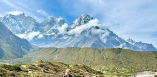 Бруно Поарие по трасето на Great Himal Race