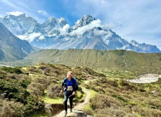 Бруно Поарие по трасето на Great Himal Race