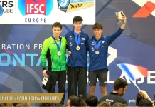 Златен и сребърен медал за България на европейското първенство по спортно катерене за юноши и девойки Слав Киров