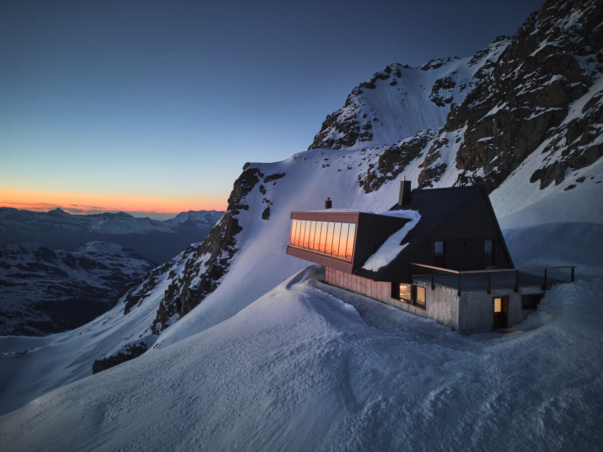 Луксозна хижа в Алпите: Cabane Tortin