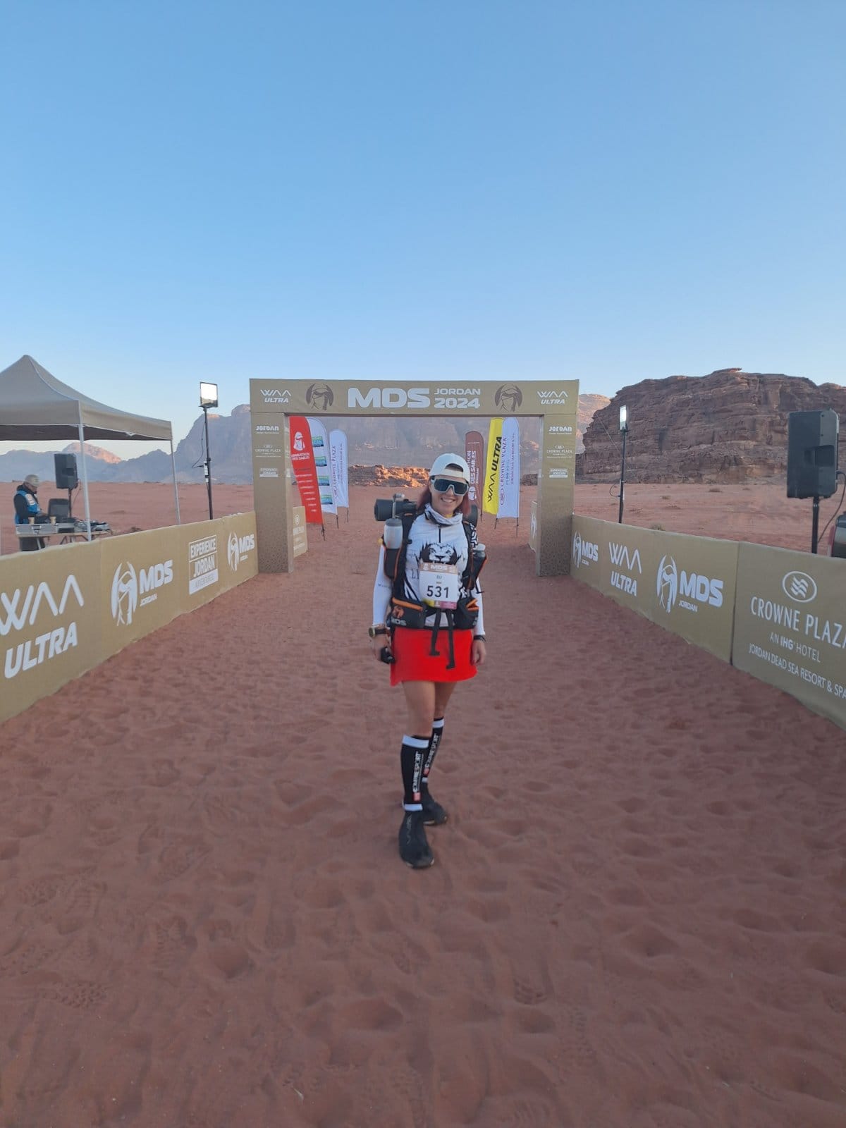 Eли Джерахова на Marathon Des Sables Jordan