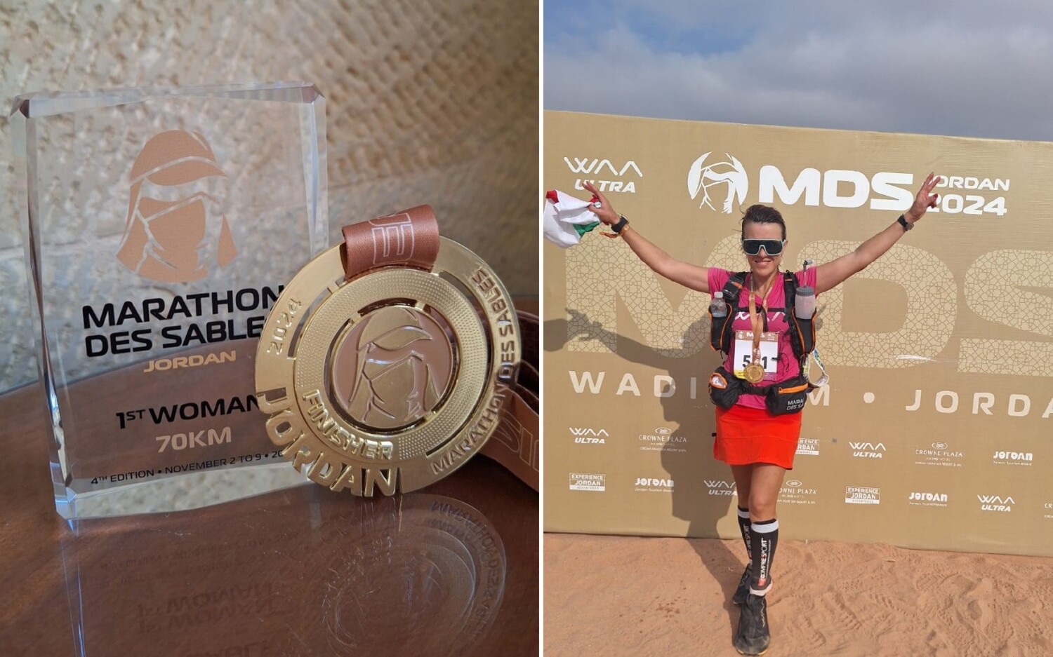 Eли Джерахова е победител в 70 км дистанция на Marathon Des Sables 