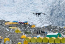 Доставки с дрон под Еверест