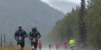 Спортфест Хибини, бягане в лоши условия