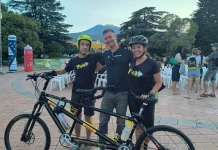 Виктор Асенов и Диляна Христова караха тандемно колело в подножието на вулкана Етна, в Световното първенство по Еверестинг, като изминаха 93 км с близо 3000 метра положителна денивелация