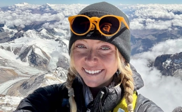 Ерин Тон на Аконкагуа